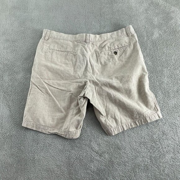 Banana Republic Aiden Short Mens Size 36 Linen & Cotton Blend 5116 - Picture 2 of 9